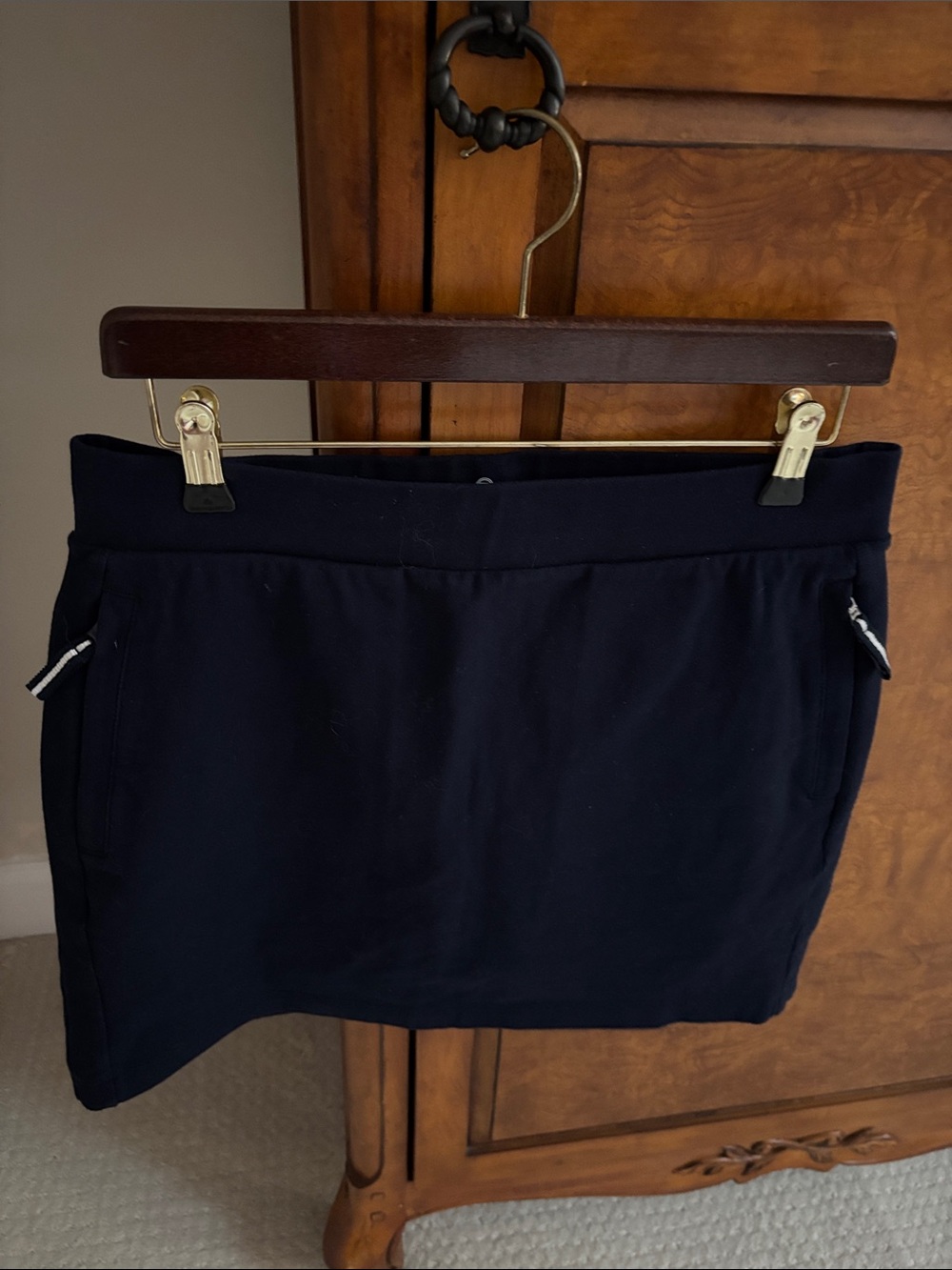 T by Talbots navy skort S
